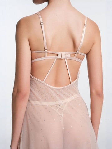 Penti Negližé 'PENTI Sandy Babydoll mit Stein-Detail, ungepolstert, bügellos' – béžová