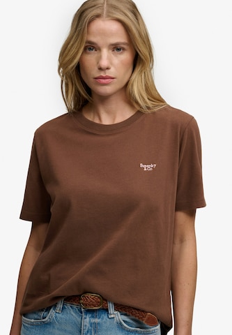 Superdry & Co Μπλουζάκι σε καφέ