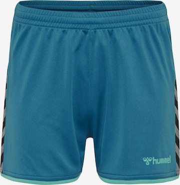 Hummel Sportbroek in Blauw: voorkant