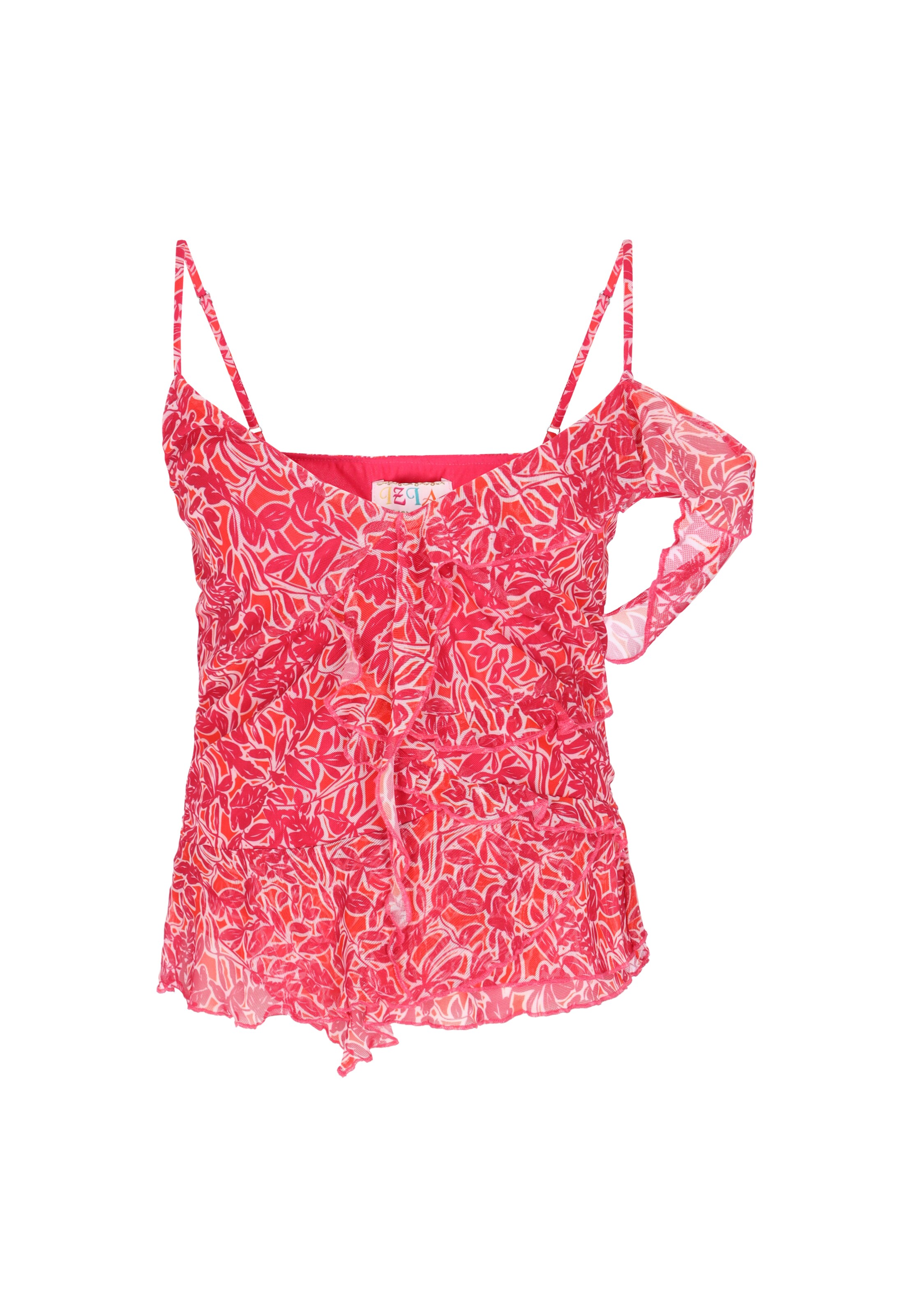 IZIA Top in Rood: voorkant
