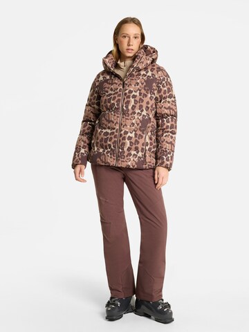 ZIENER Athletic Jacket 'TRAVA-Z' in Brown