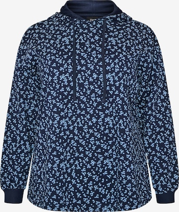 Felpa 'MRIKKE' di Zizzi in blu: frontale
