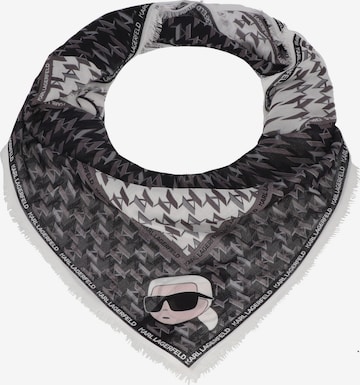 Foulard di Karl Lagerfeld in grigio: frontale