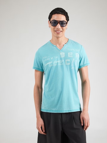 CAMP DAVID Shirt in Green: front