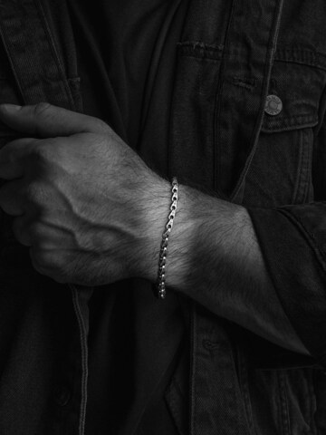 REYTEL Náramok 'VINGET' - Strieborná: predná strana