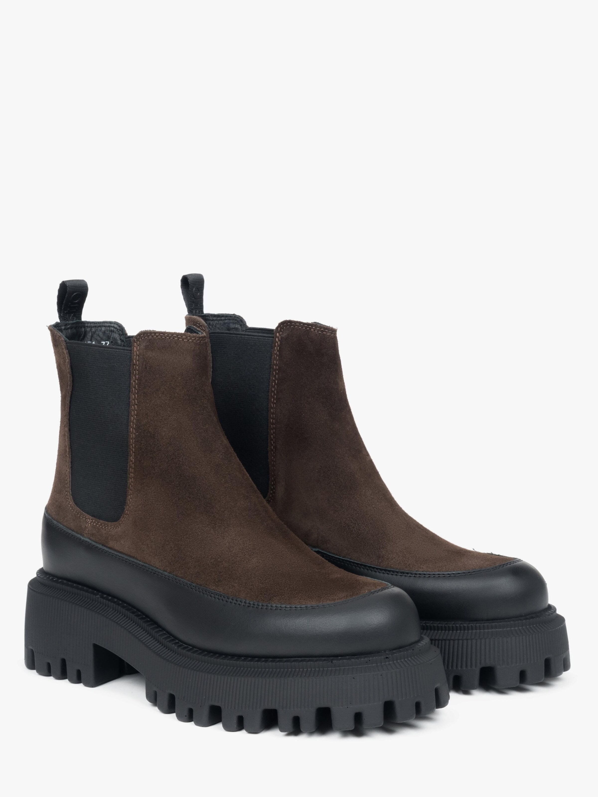 Estro Chelsea Boots '09-3593'‌‌‌‌‌‌ in Braun