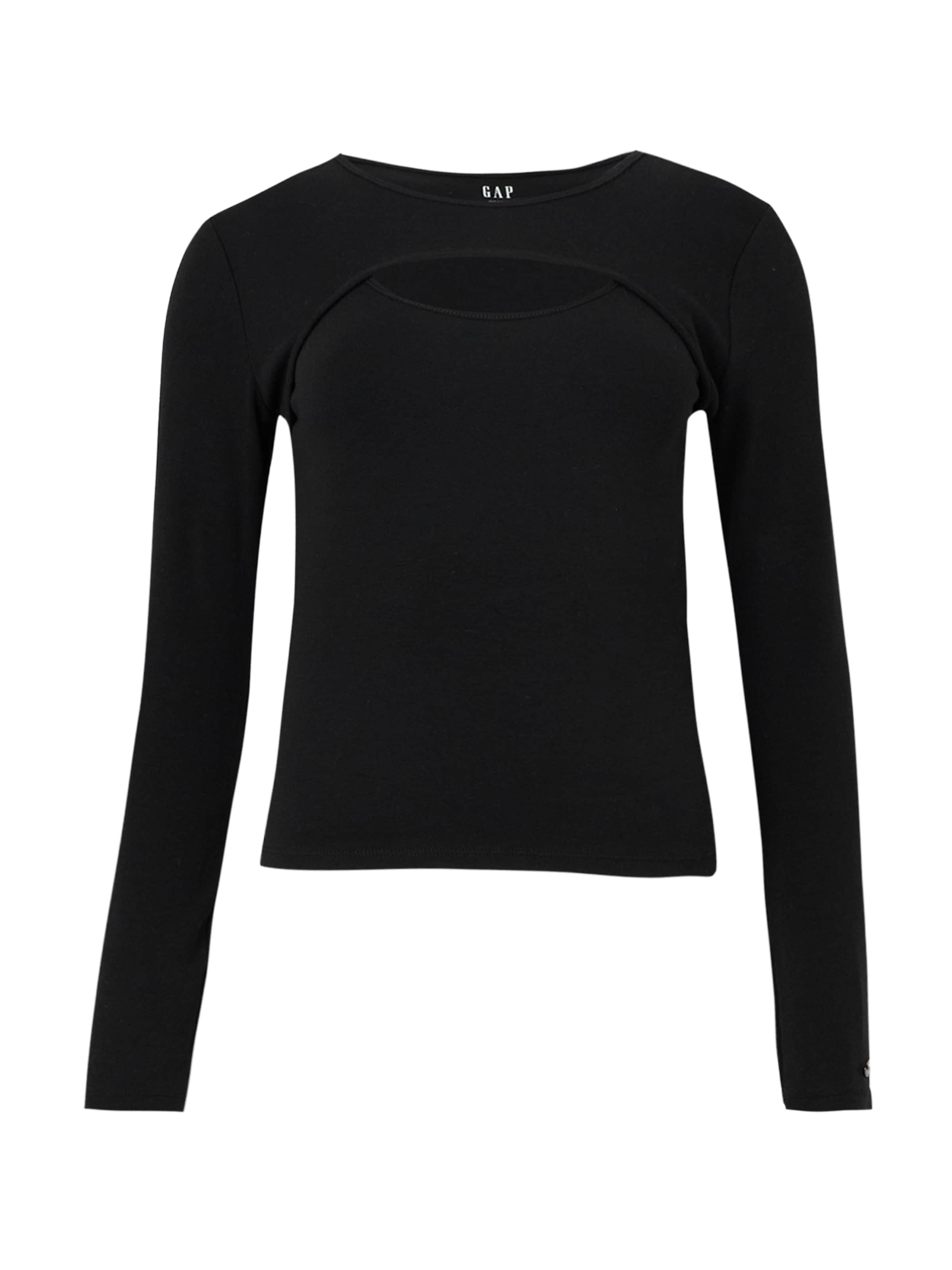 Tricou de la GAP pe negru: față