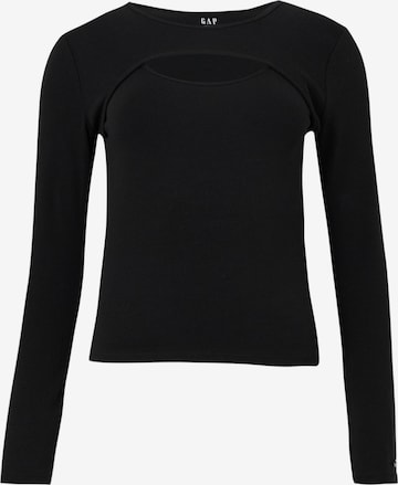 Tricou de la GAP pe negru: față