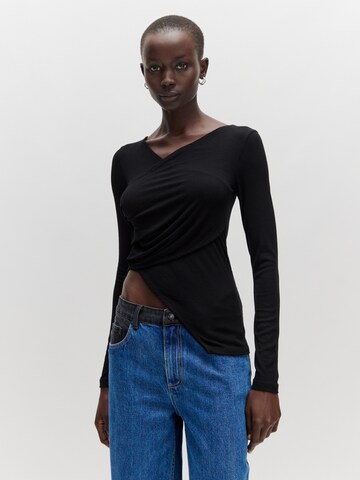 T-shirt 'Rahel' EDITED en noir : devant