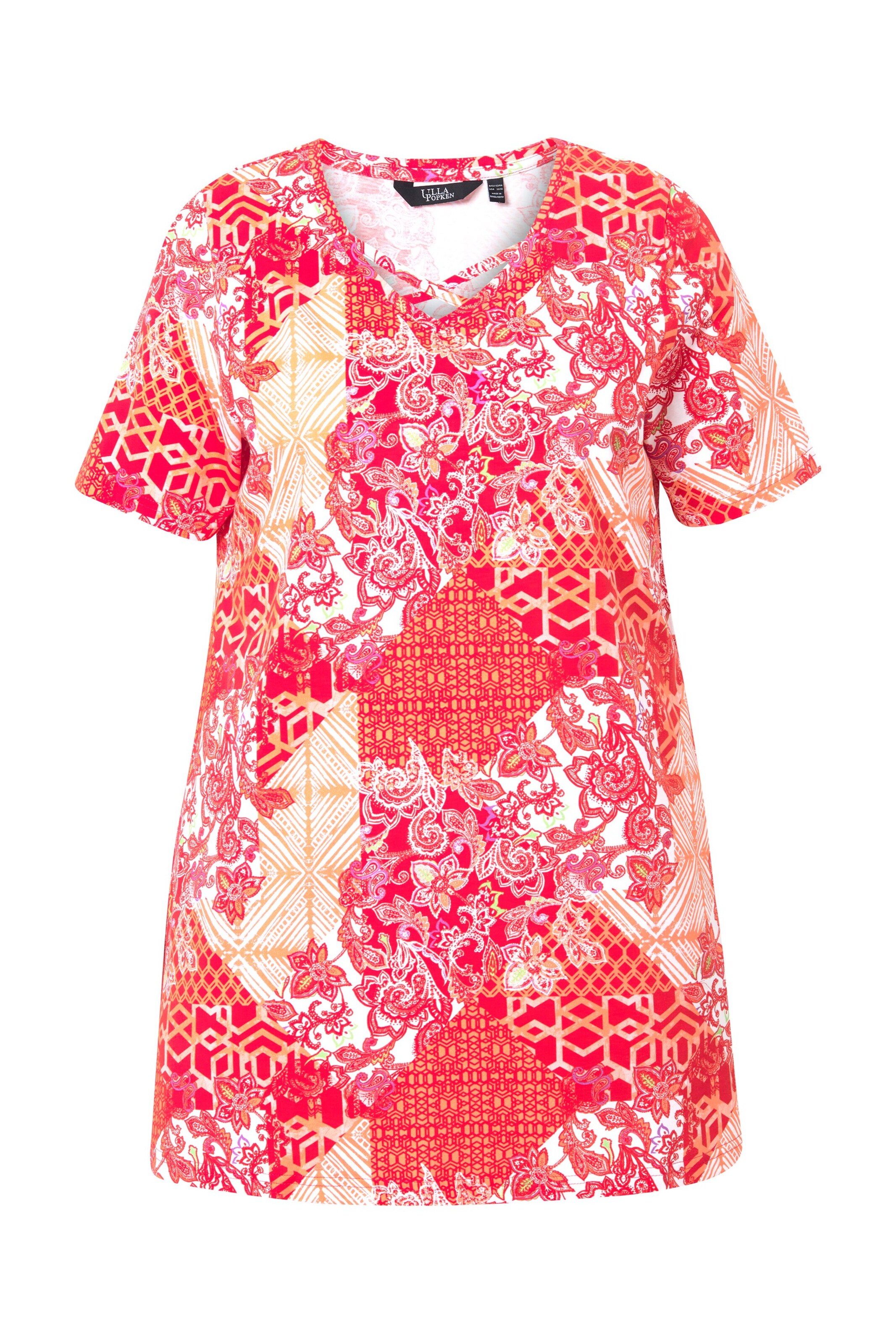 Ulla Popken Shirt in Orange: Vorderseite