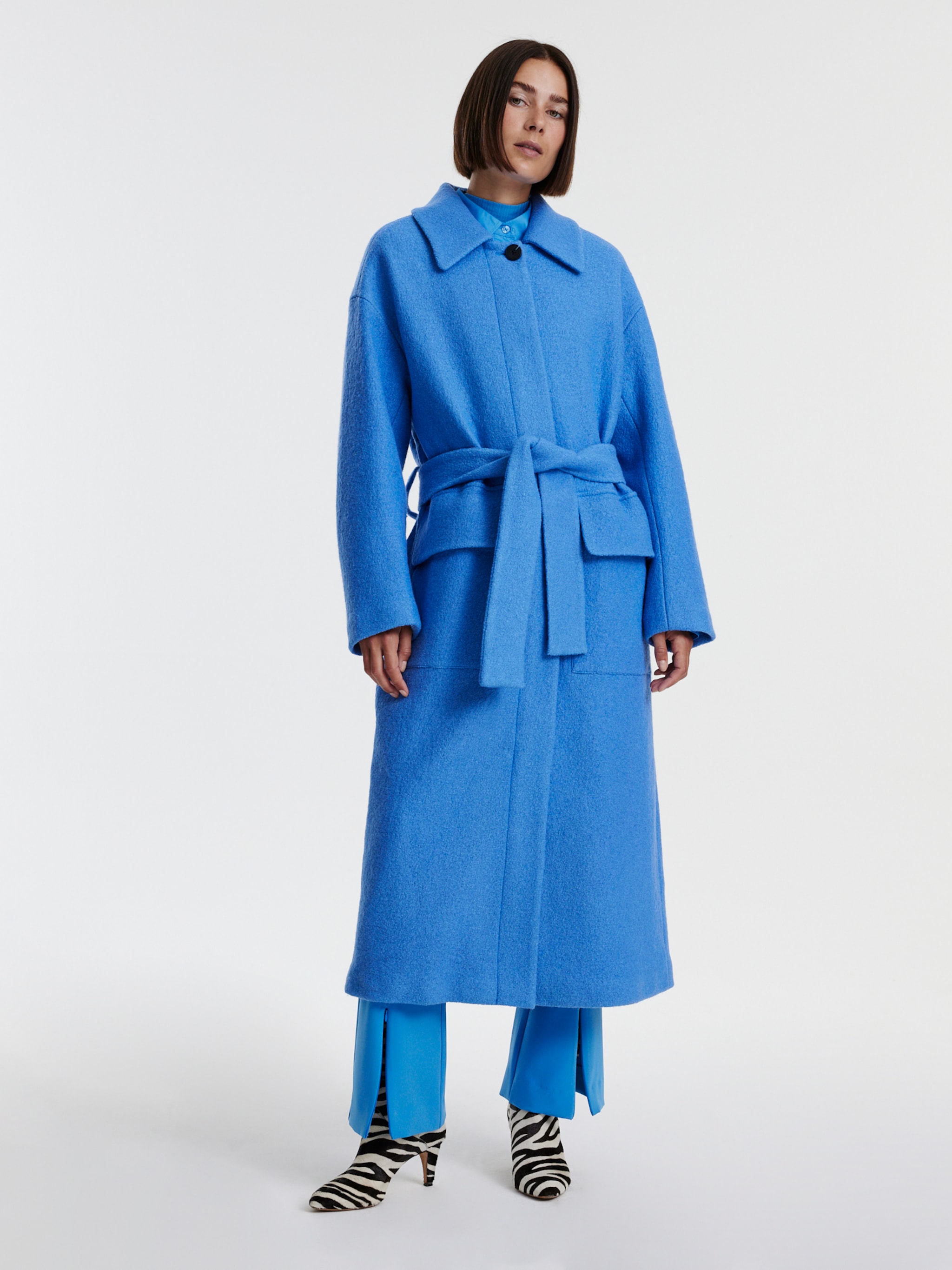 EDITED Producten Tussenmantel 'Una' Blauw