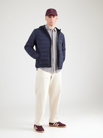 Veste mi-saison LERROS en bleu