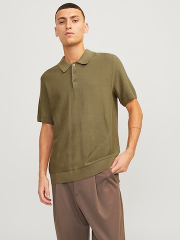 JACK & JONES Shirt 'SANDRI' in Green: front