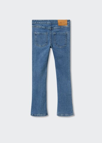 MANGO KIDS Flared Jeans 'Trumpet' in Blauw