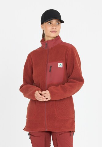 Whistler Fleece jas 'Felis' in Rood: voorkant