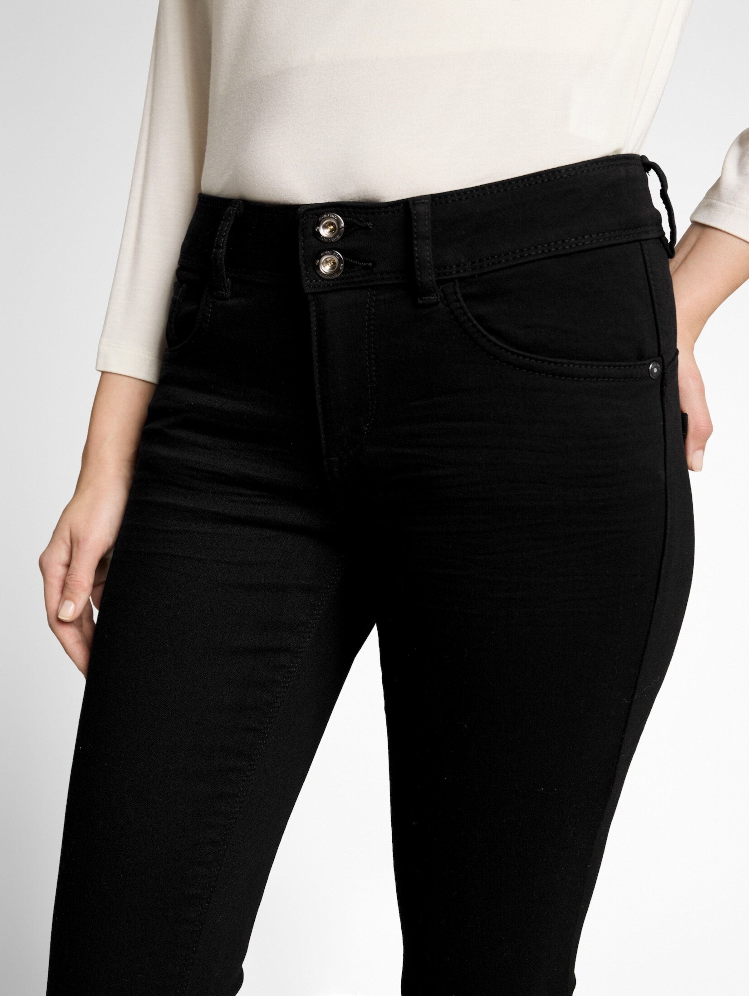 TOM TAILOR Skinny Jeans 'Alexa' in Black