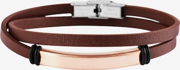 Akzent Armband 'Loann, langlebig' in Braun: Vorderseite