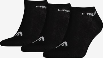 HEAD Athletic Socks in Black: front