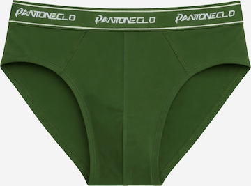 PANTONECLO Slip 'Pantoneclo Men’s Boxer Brief Underwear' in Grün: Vorderseite