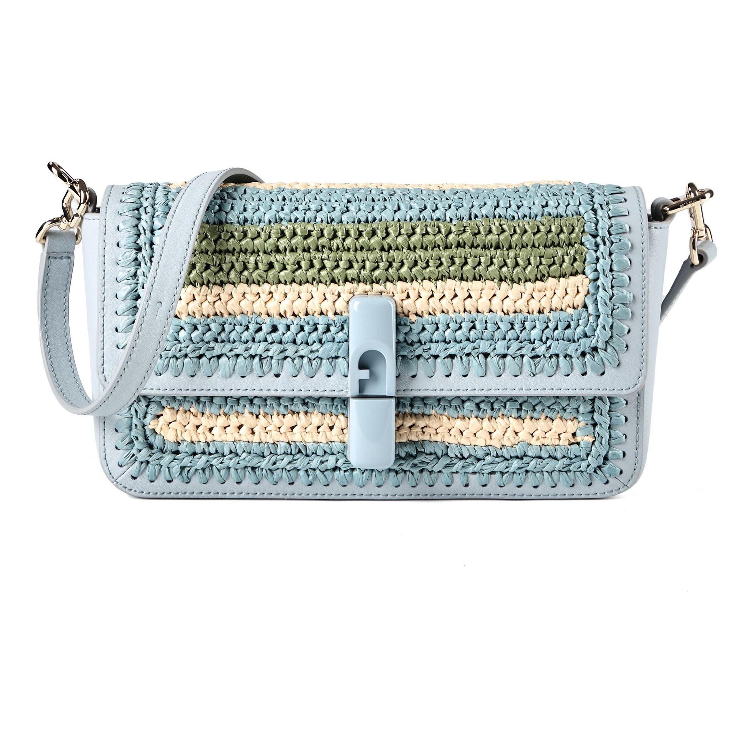 FURLA Crossbody bag in Blue: front