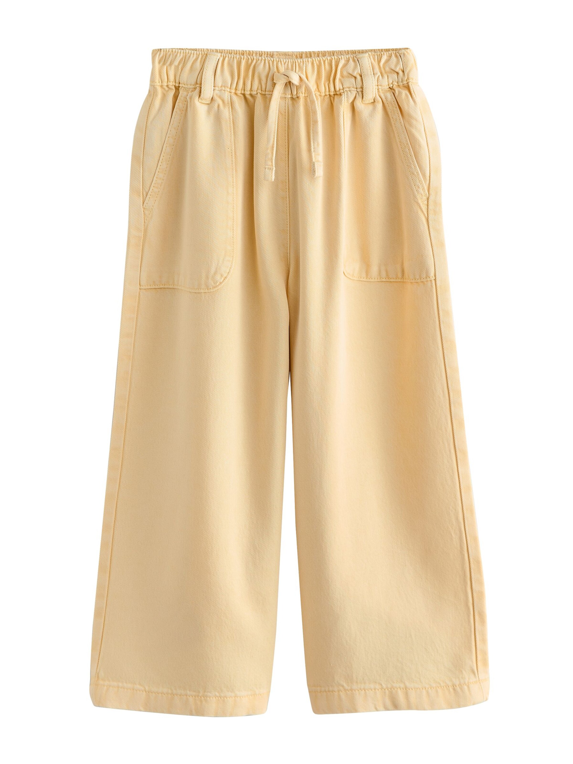 Next Džíny – žlutá: přední strana