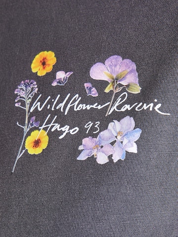 HUGO Футболка 'Vintage' в Черный