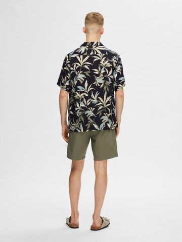 SELECTED HOMME - Ajuste regular Camisa 'SLHNOA' en azul