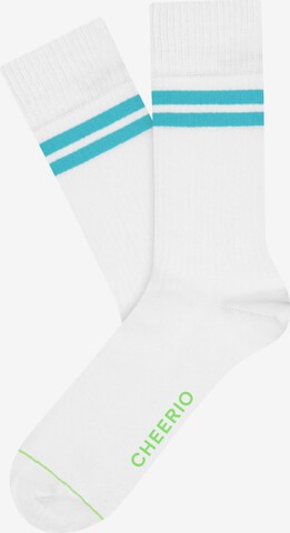 CHEERIO* Socken 'TENNIS TYPE' in Weiß: predná strana