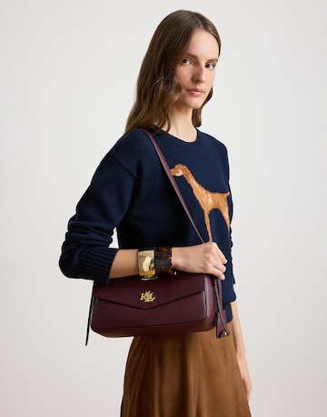 Lauren Ralph Lauren Kabelka na rameno - Červená: predná strana