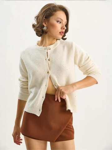 Giacchetta 'Strickjacken' di Bianco Lucci in beige