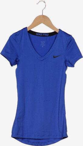 NIKE T-Shirt XS in Blau: predná strana