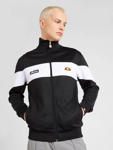 ELLESSE Sweatjacke 'Caprini' in Schwarz: predná strana