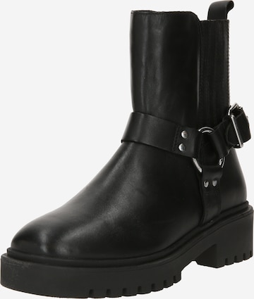 Bottines 'Andrea' ABOUT YOU en noir : devant