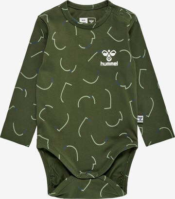 Hummel Romper/Bodysuit 'Obi' in Green: front