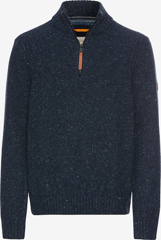 CAMEL ACTIVE Sweater in Blue: front