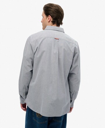 Superdry Regular fit Overhemd in Blauw