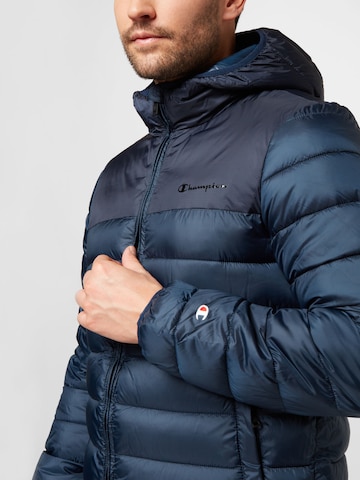 Champion Authentic Athletic Apparel Winter Jacket in Blue