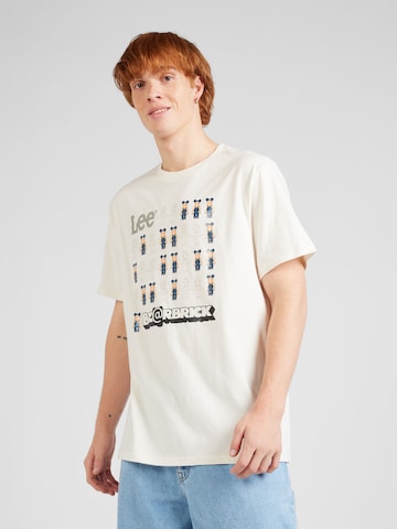 Lee - Camiseta en blanco: frente