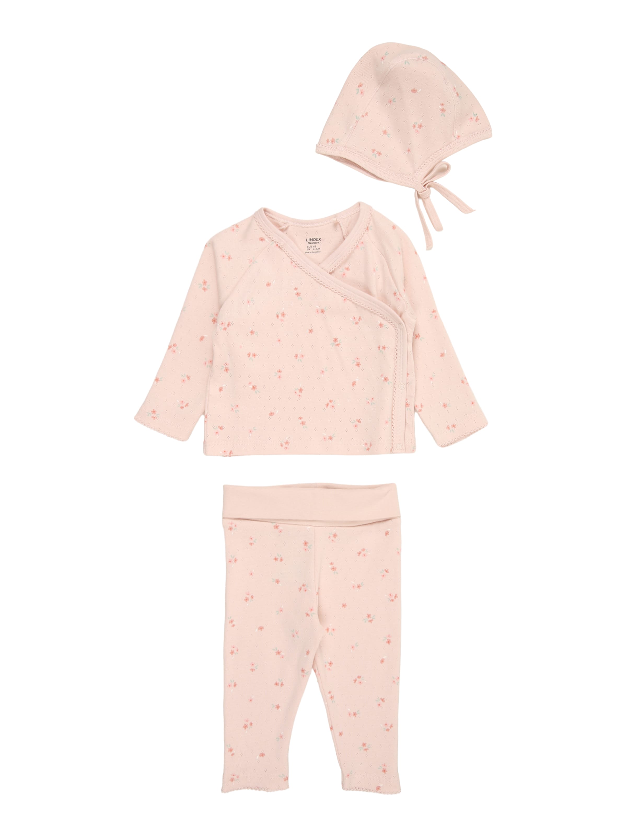 Lindex Set in Pink: Vorderseite