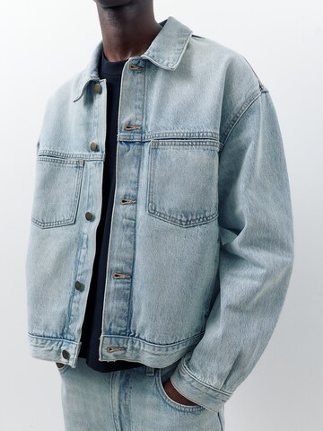 Pull&Bear Prehodna jakna | modra barva