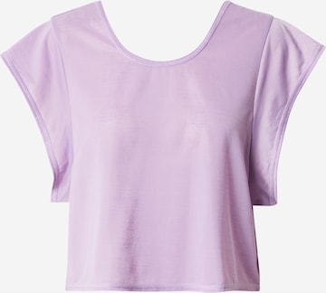 Varley Performance Shirt in Purple: front