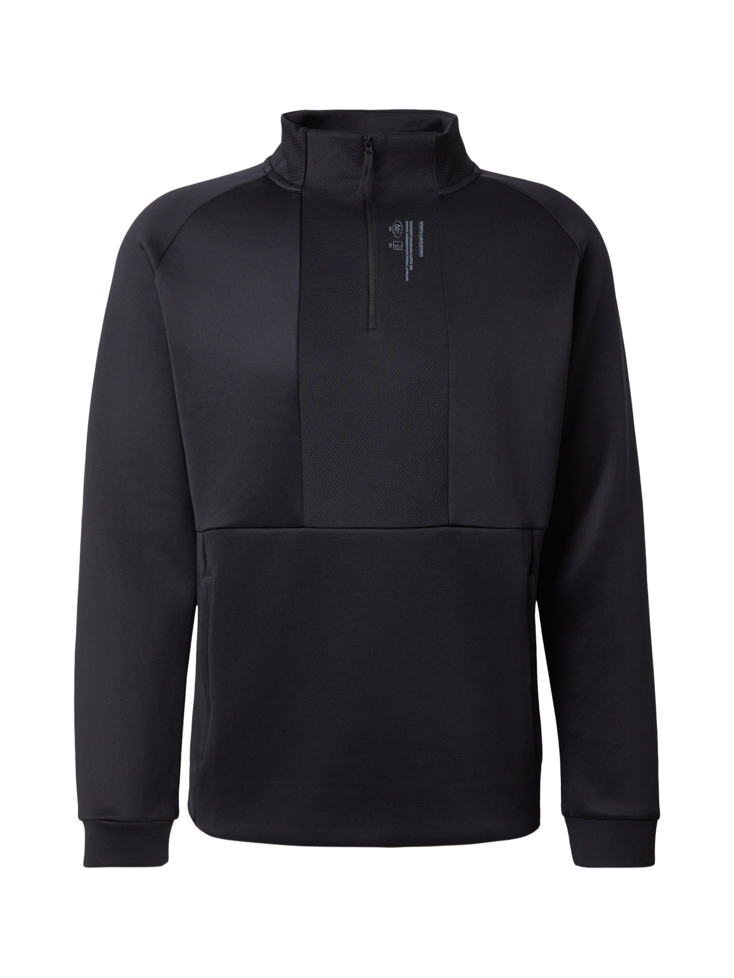 4F Sportsweatshirt in Schwarz: Vorderseite