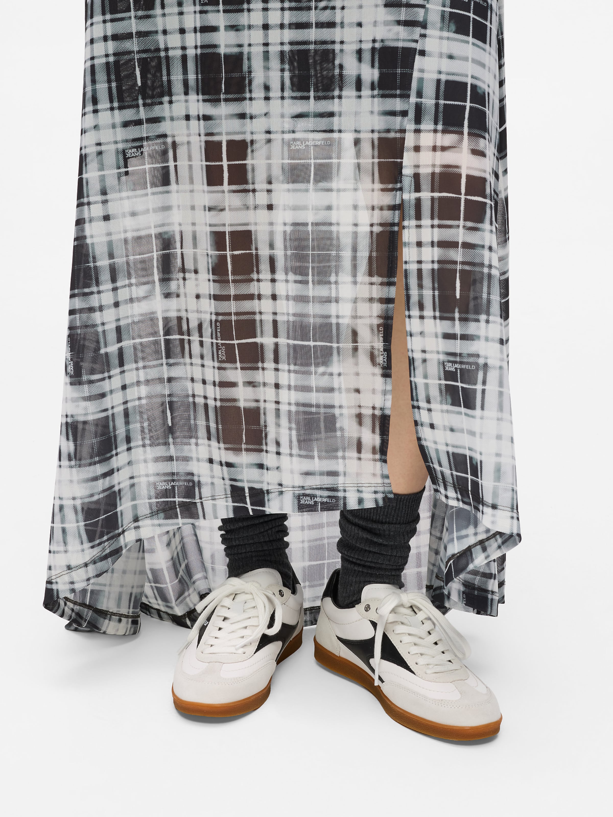 KARL LAGERFELD JEANS Matalavartiset tennarit värissä valkoinen: etupuoli