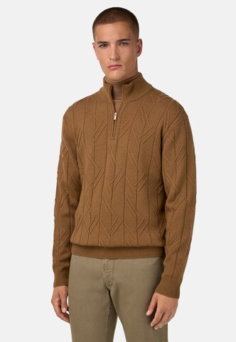 Boggi Milano Pullover in Braun: Vorderseite