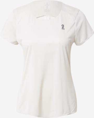 On Performance shirt in Beige: front