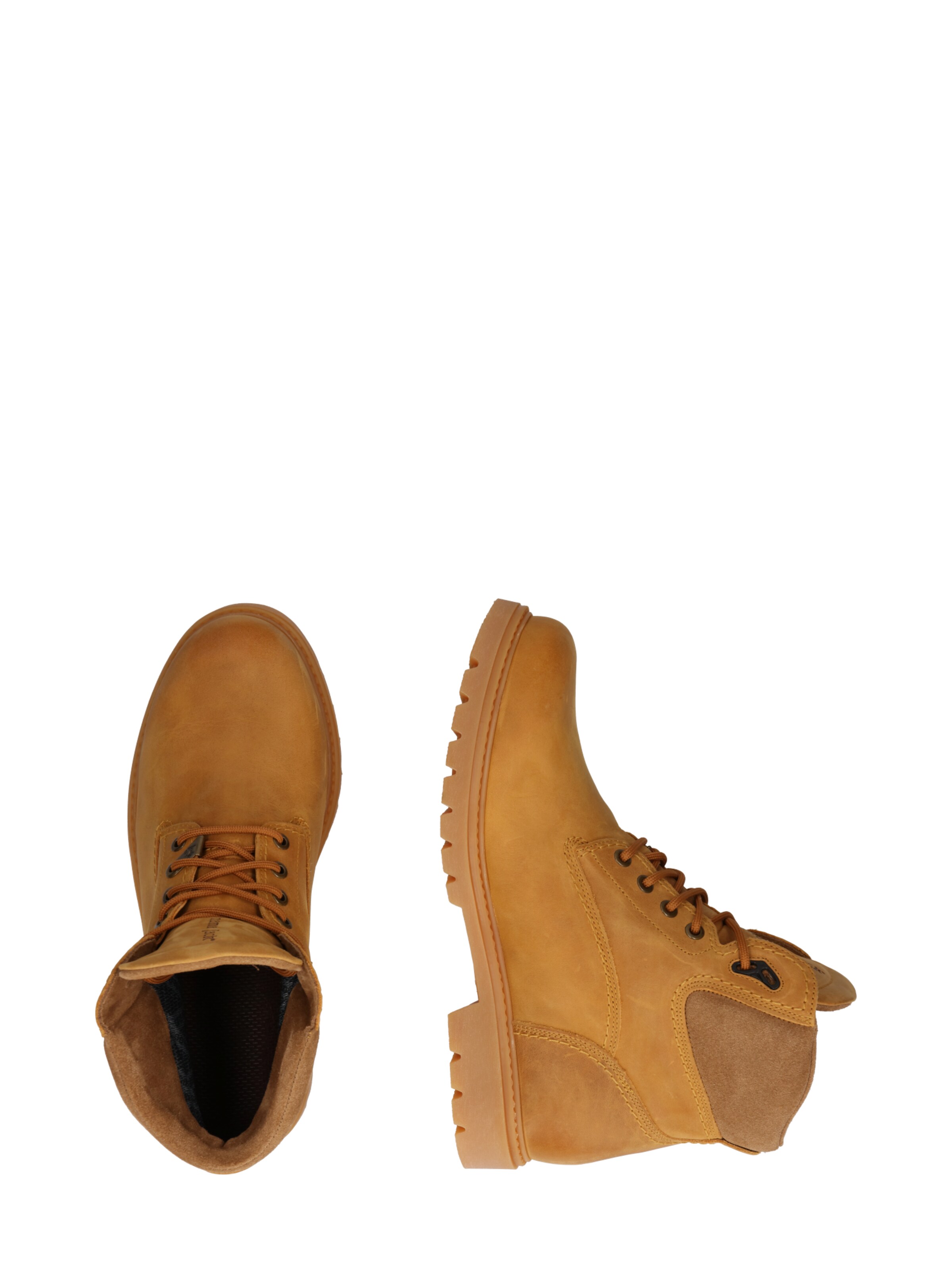 PANAMA JACK Μπότες με κορδόνια σε καφέ