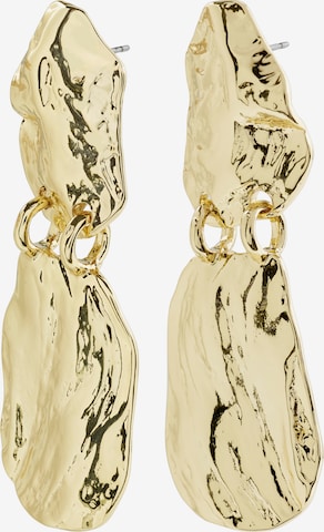 Boucles d'oreilles 'Bloom' Pilgrim en or : devant