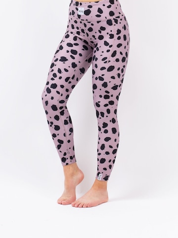 Eivy Skinny Hose in Lila: Vorderseite