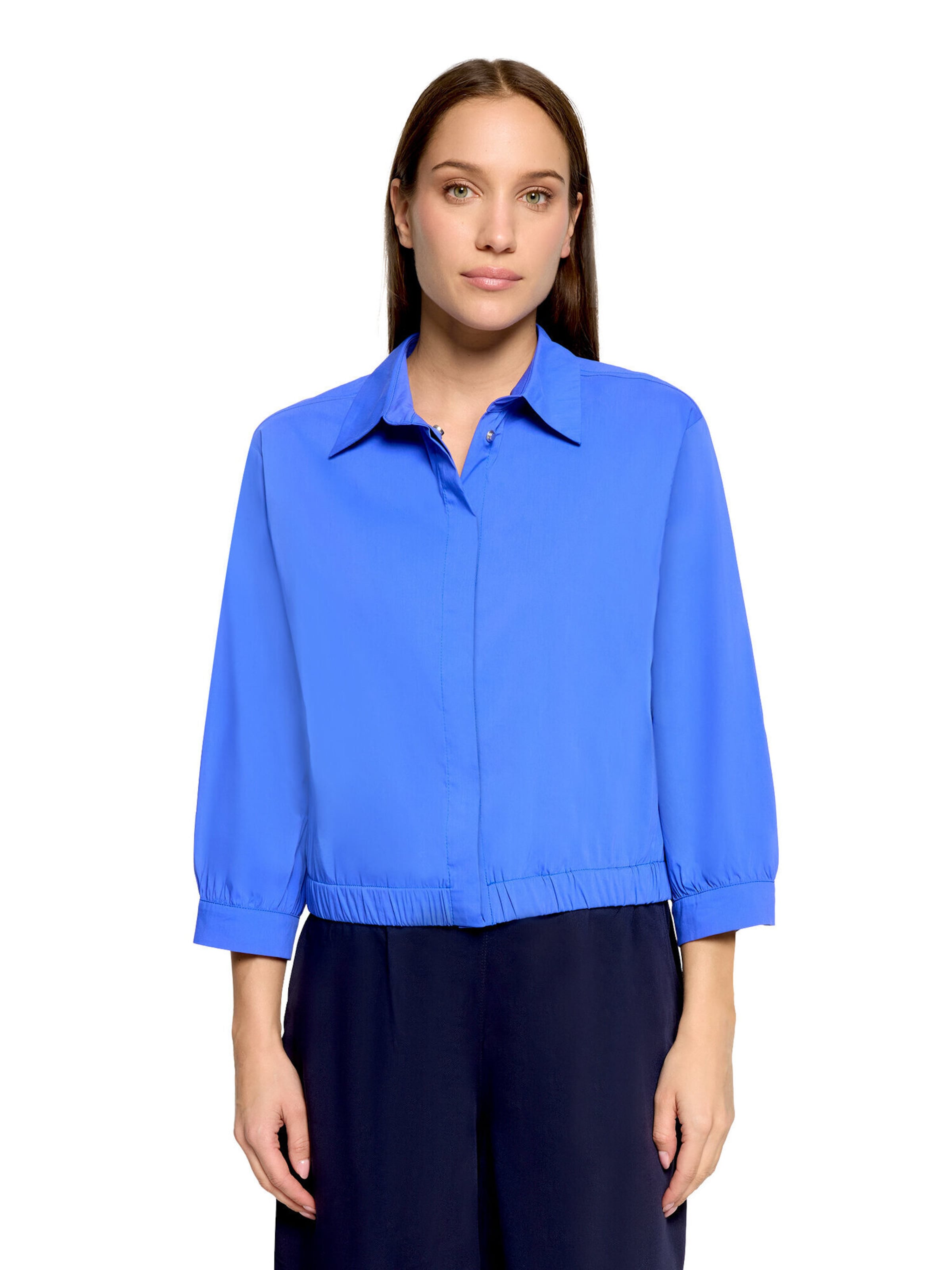 Chemisier Betty Barclay en bleu : devant