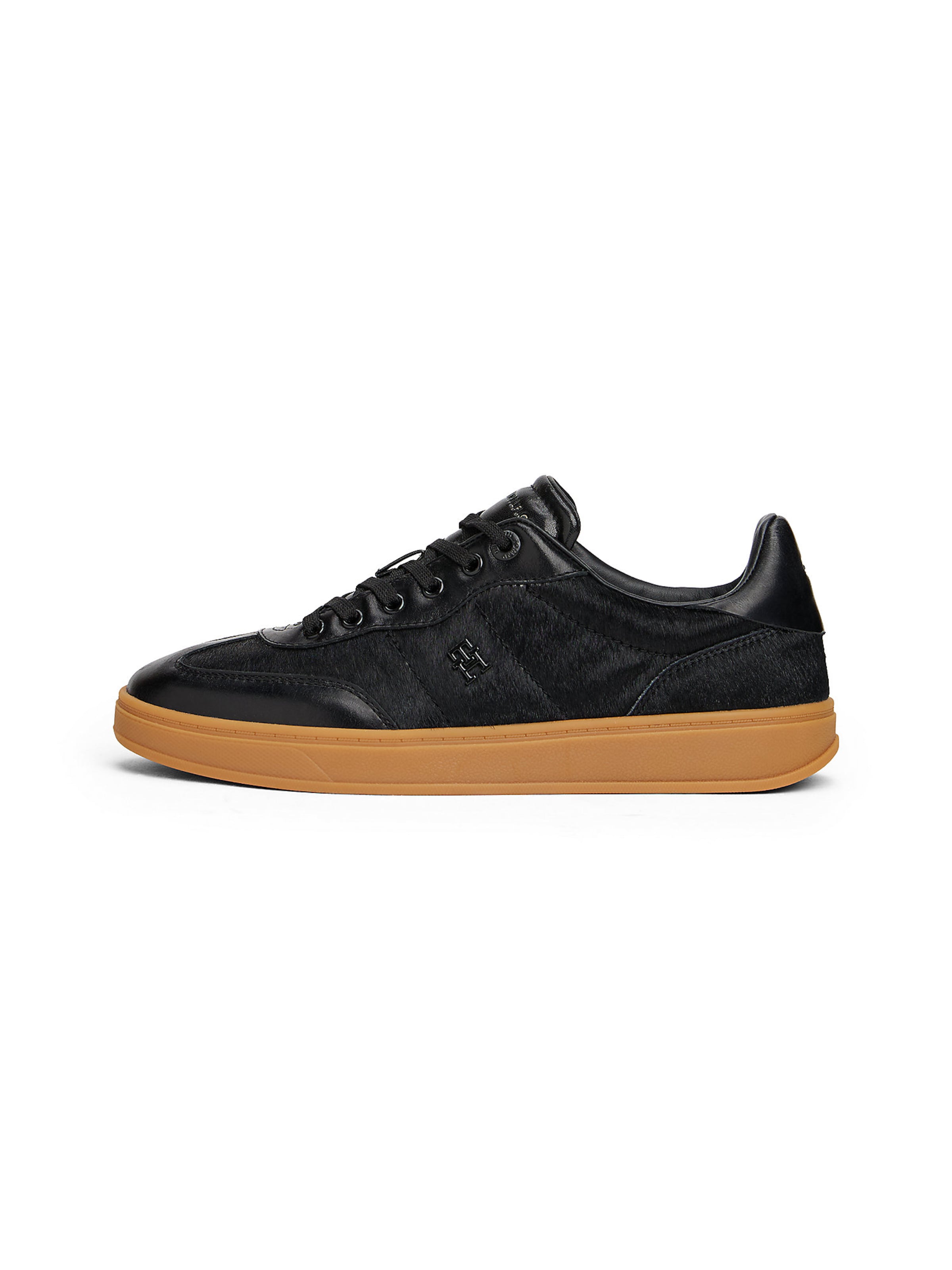 TOMMY HILFIGER Sneakers laag 'Heritage' in Zwart: voorkant